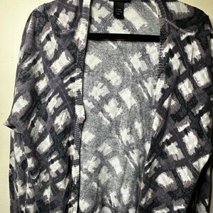 Lane Bryant Monochrome Knit Cardigan